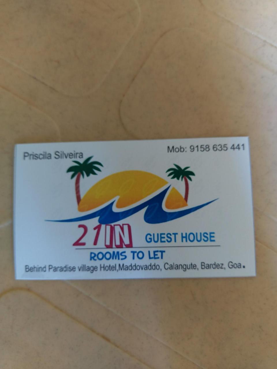 21In Guest House Calangute Dış mekan fotoğraf